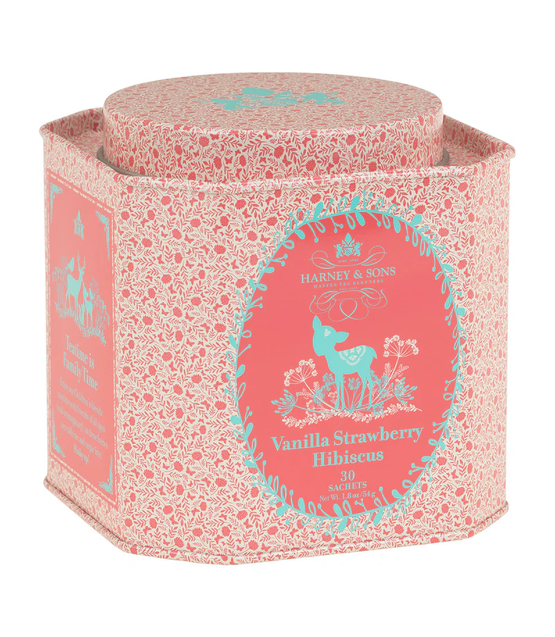 Vanilla Strawberry Hibiscus -Tin- 30 Sachets 