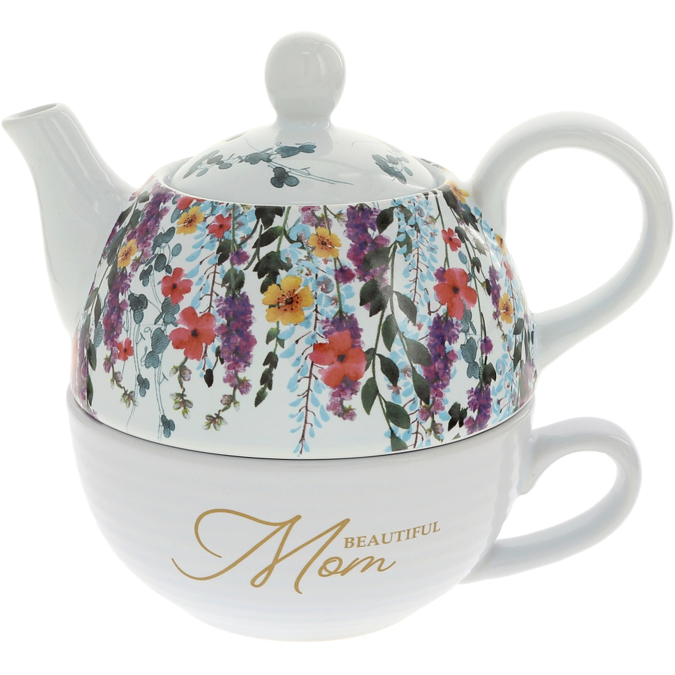 Beautiful Mom - Pot and Cup Set